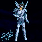 Seiya revêtu de l'armure d'Odin